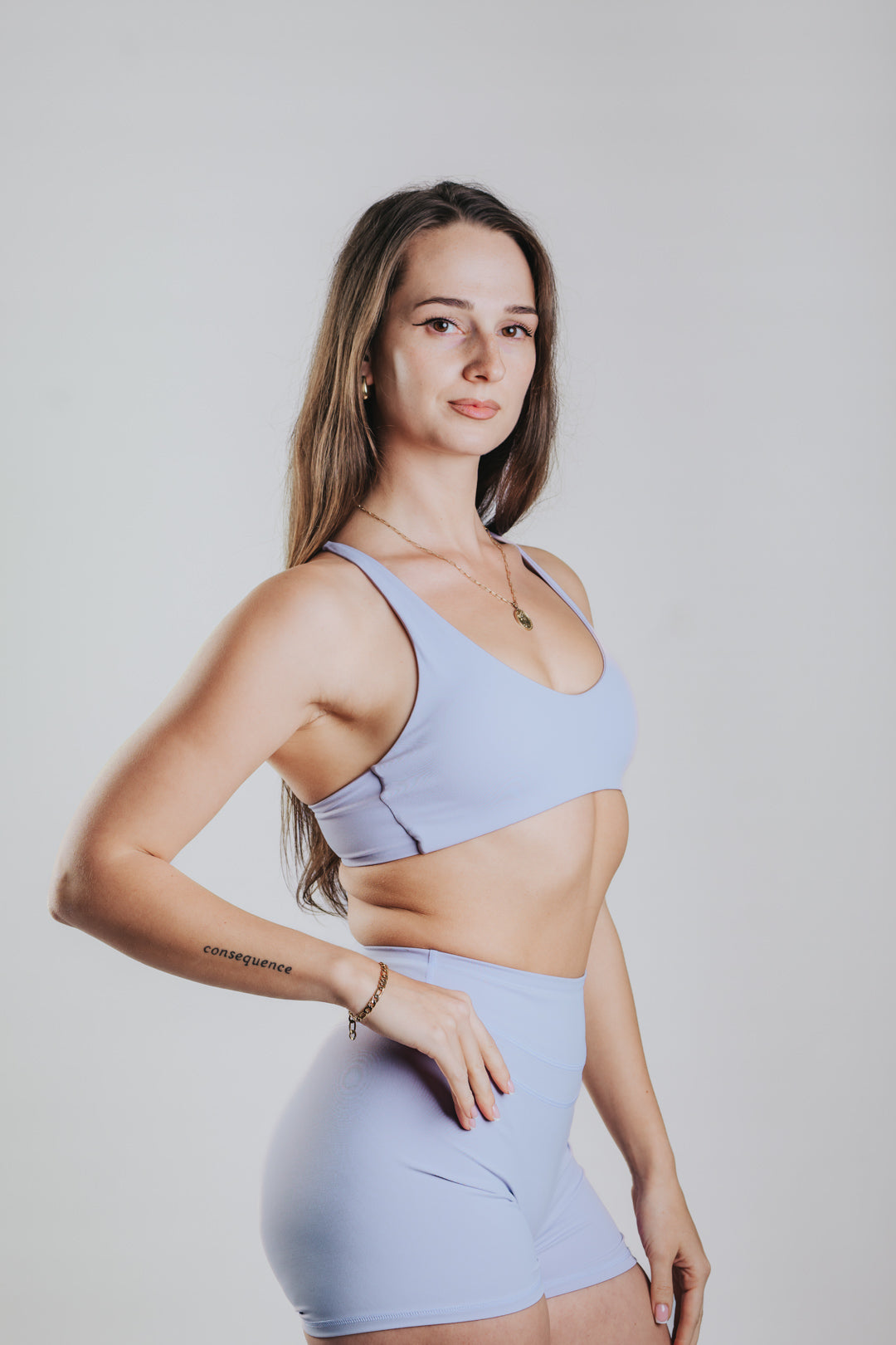 ESSENTIAL SCULPT TOP - PURPLE