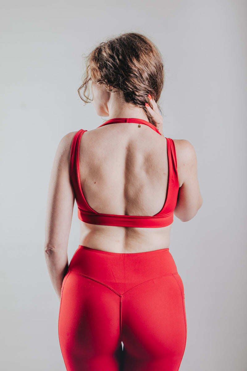 SUJETADOR HALTER ESCULPIDO