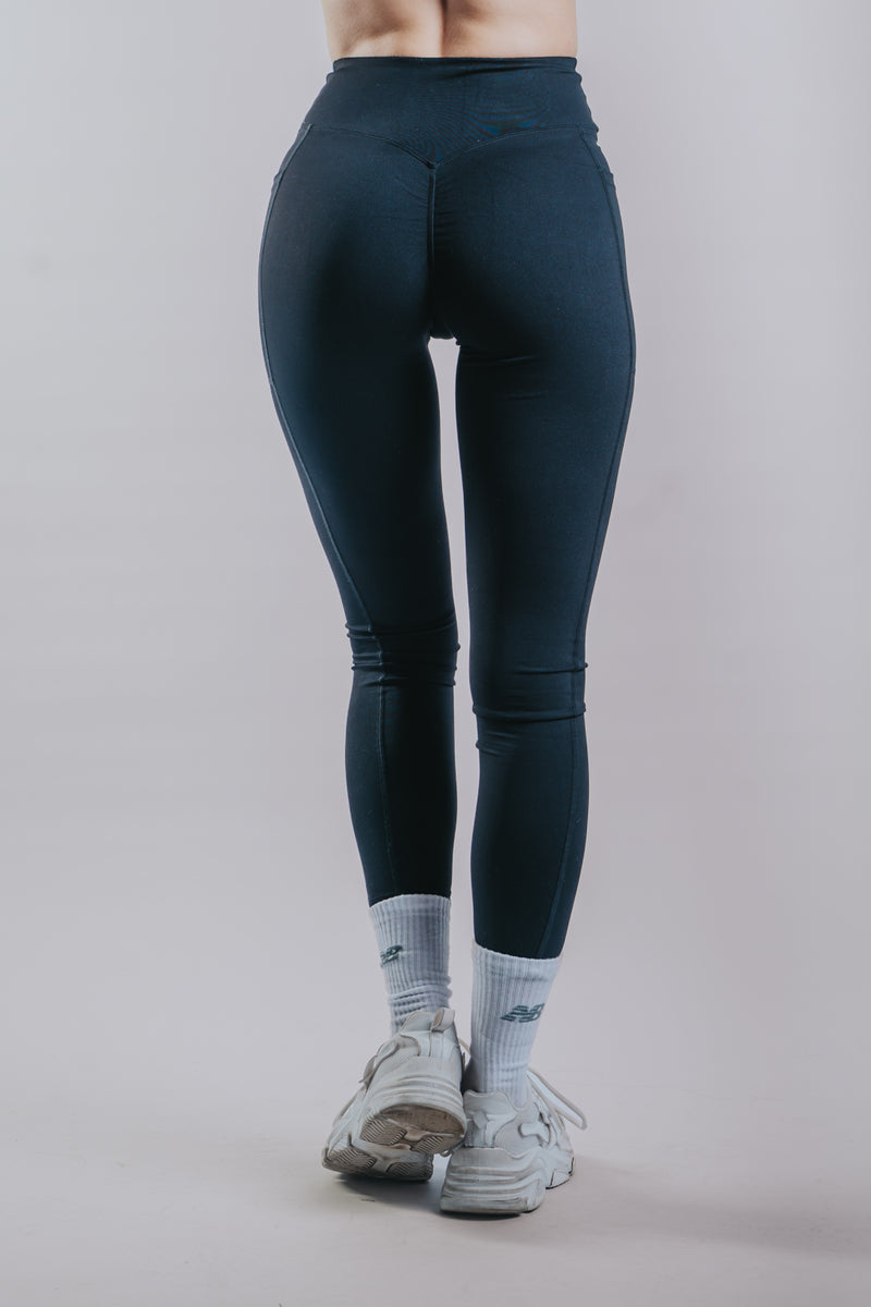 HIGH SUPPORT SPORT LEGGINGS - BLACK
