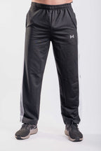 MM Essentiels black men’s gym pants front view