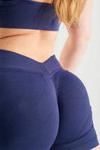 AZURE SCULPT SHORTS - Blue