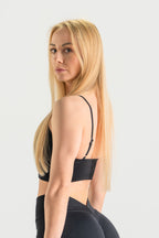 AZURE SCULPT TOP - BLACK