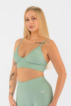 AZURE SCULPT TOP - MINT GREEN