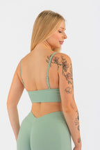 AZURE SCULPT TOP - MINT GREEN