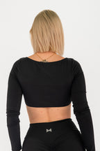 Blush Flow TOP - Black