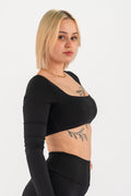 Blush Flow TOP - Black