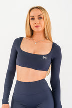 Blush Flow TOP - Blue