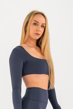 Blush Flow TOP - Blue