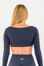 Blush Flow TOP - Blue