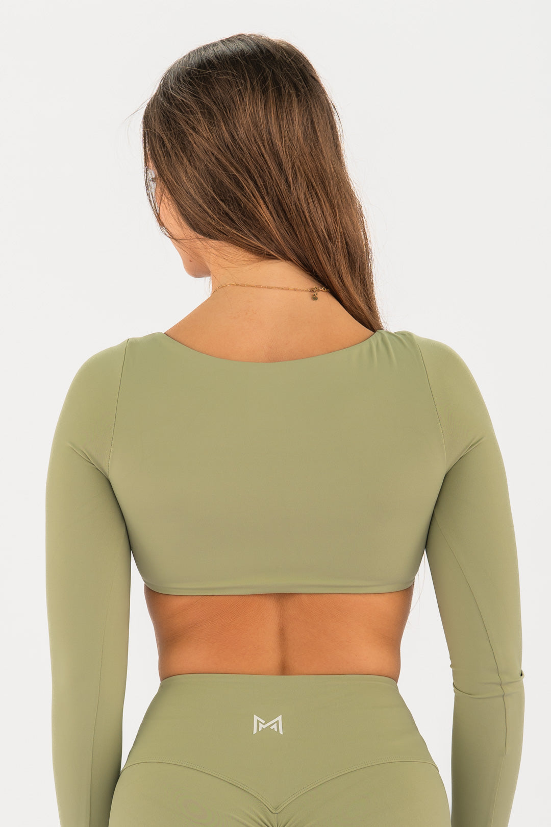Blush Flow TOP - Olive Green