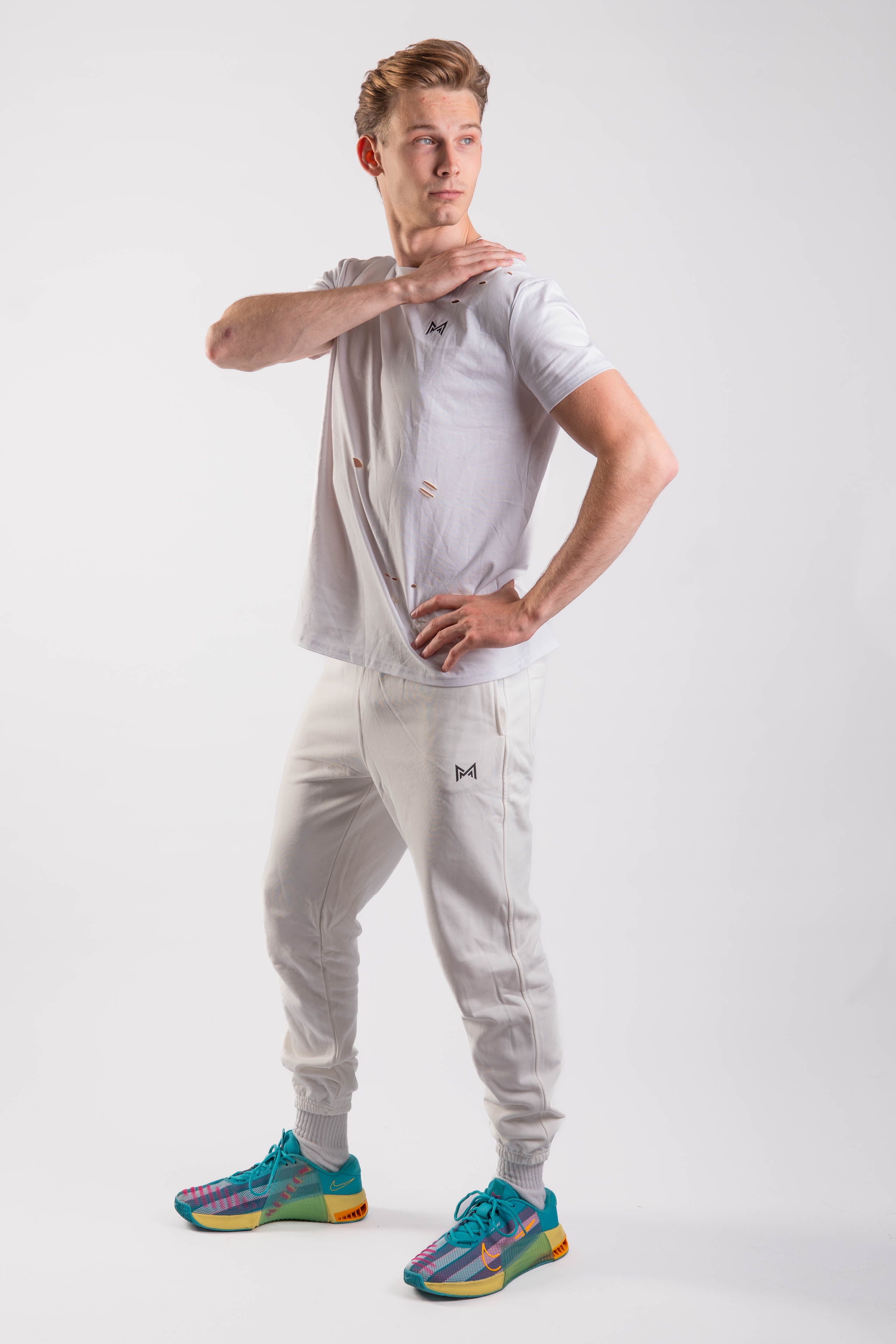DISTRESSED TEE T-SHIRT White