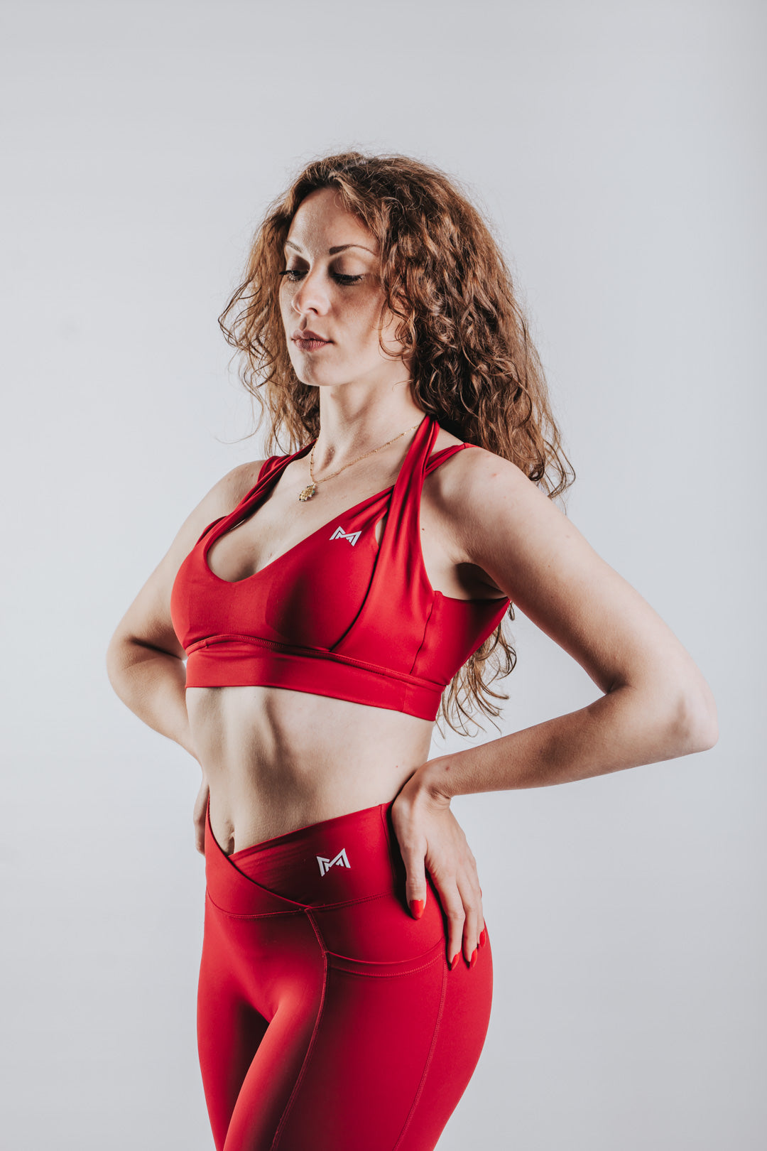 HIGH SUPPORT SPORT TOP - RED