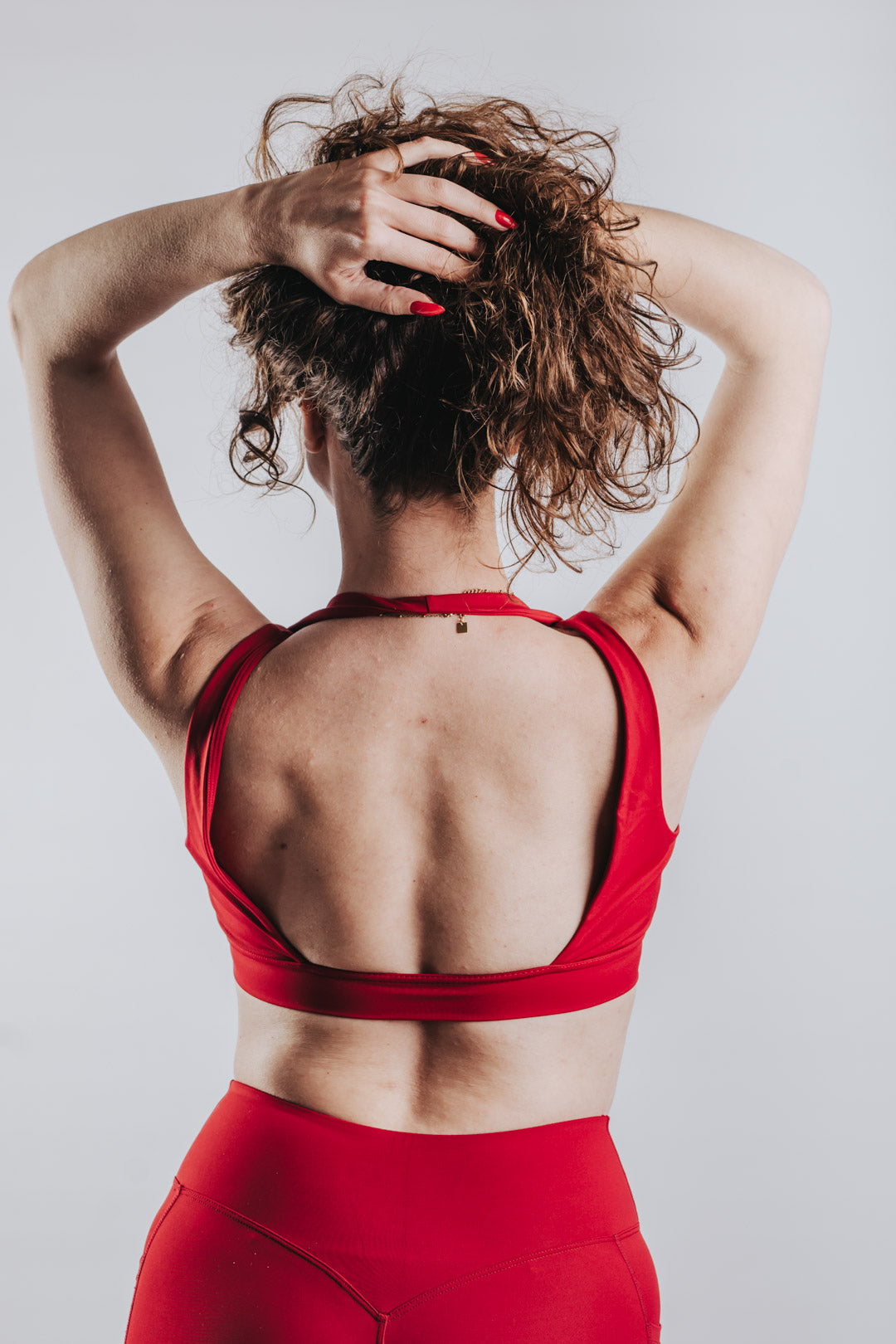 HIGH SUPPORT SPORT TOP - RED