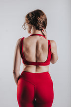 HIGH SUPPORT SPORT TOP - RED