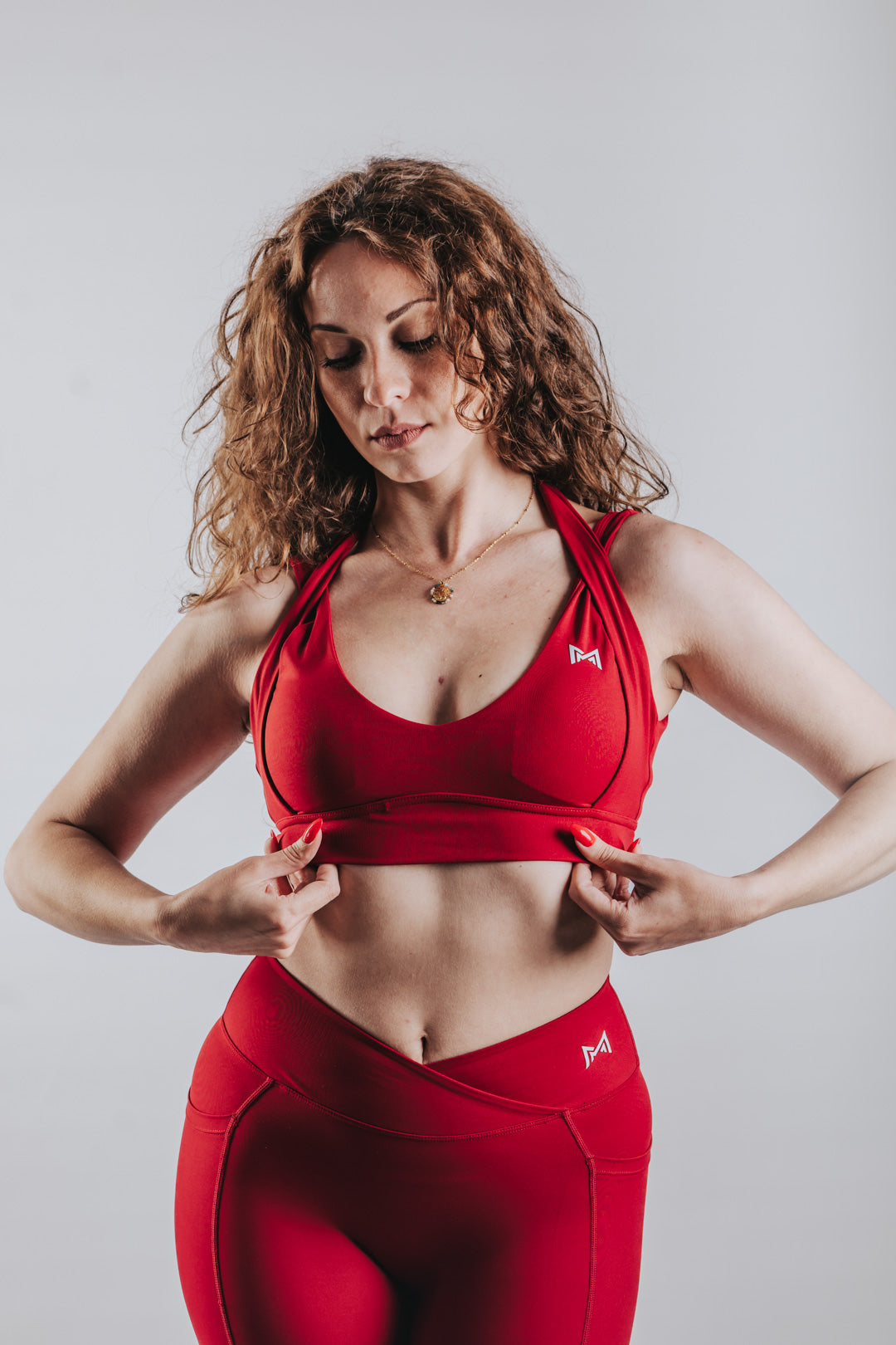 HIGH SUPPORT SPORT TOP - RED