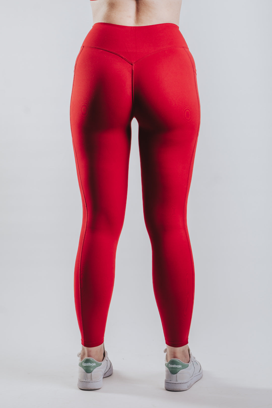 HIGH SUPPORT SPORT LEGGINGS - RED
