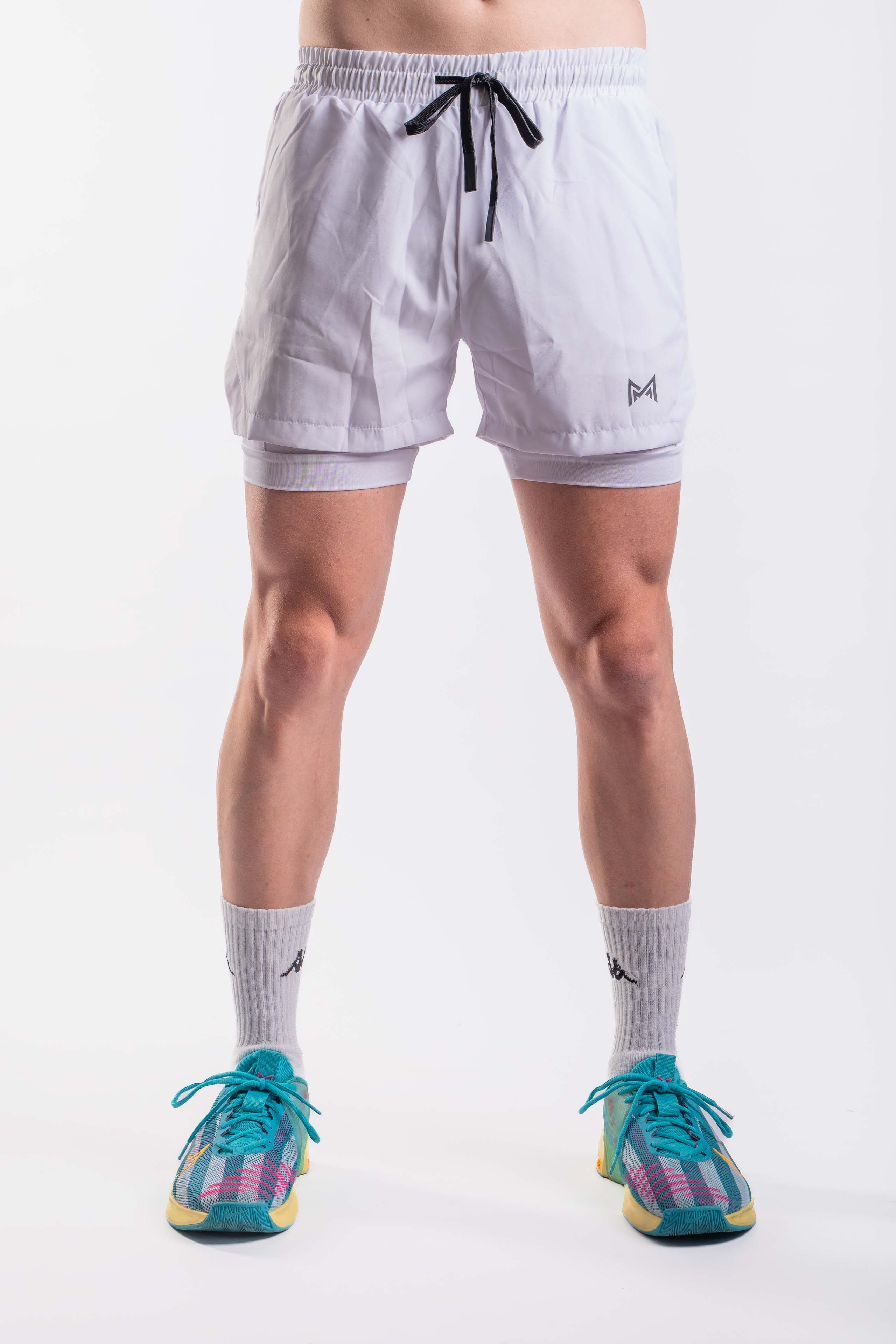 IRON FORM Pocket SHORT - White
