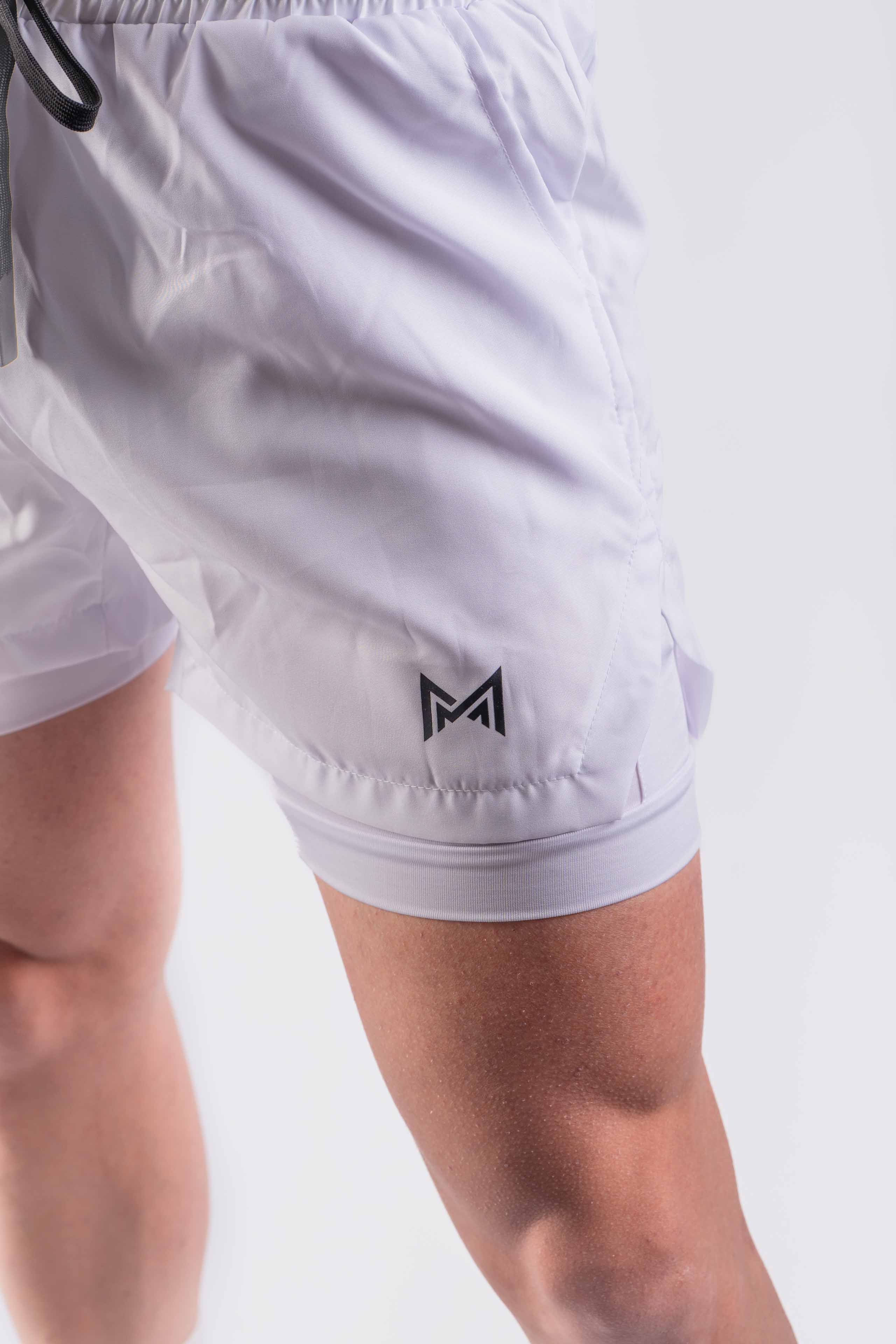 IRON FORM Pocket SHORT - White