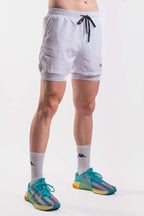 IRON FORM Pocket SHORT - White