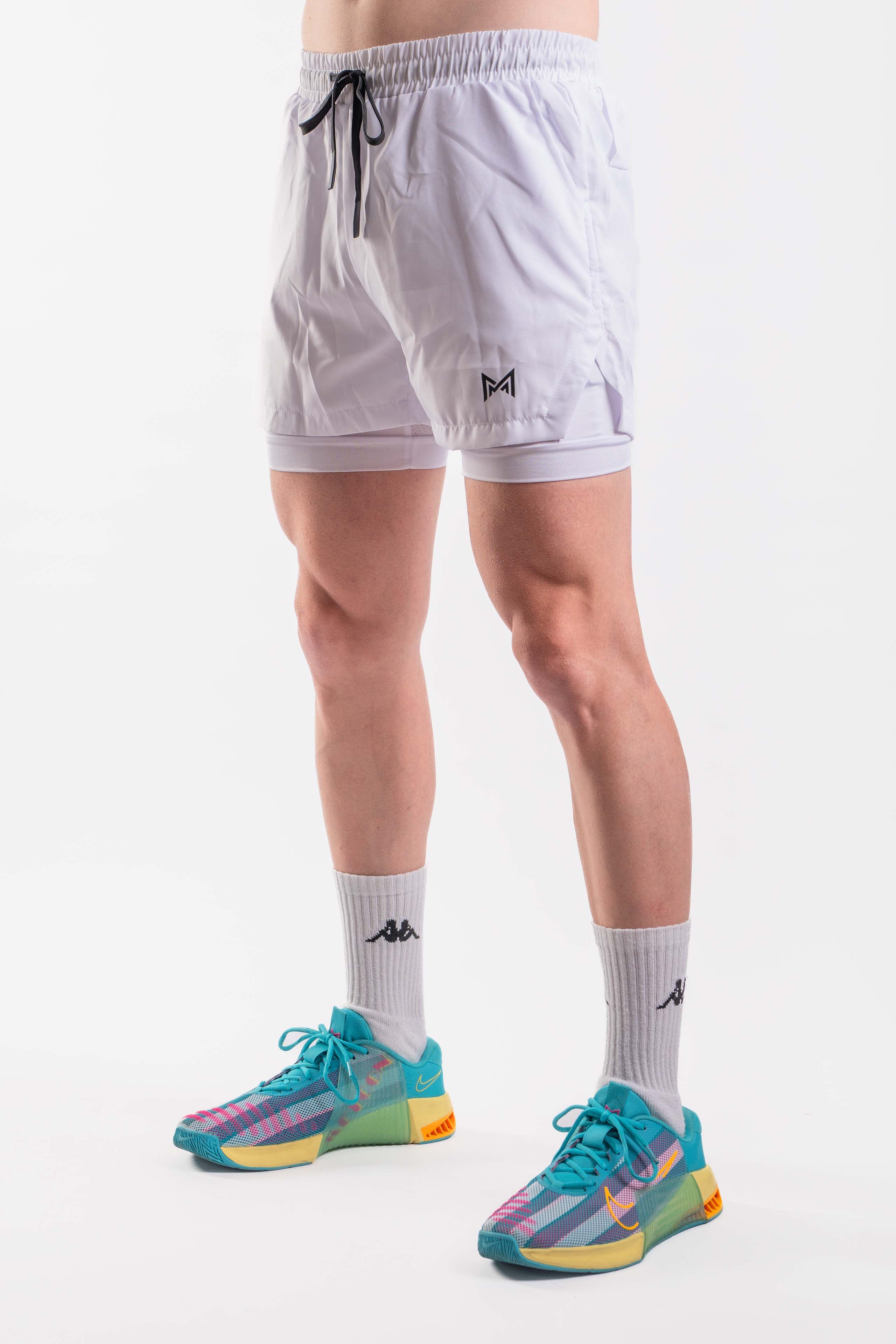 IRON FORM Pocket SHORT - White