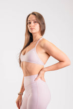 LUNA HALTER SPORT TOP - PINK