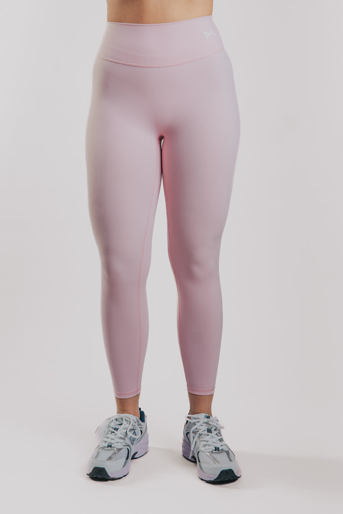 LUNA HALTER SPORT LEGGINGS - PINK