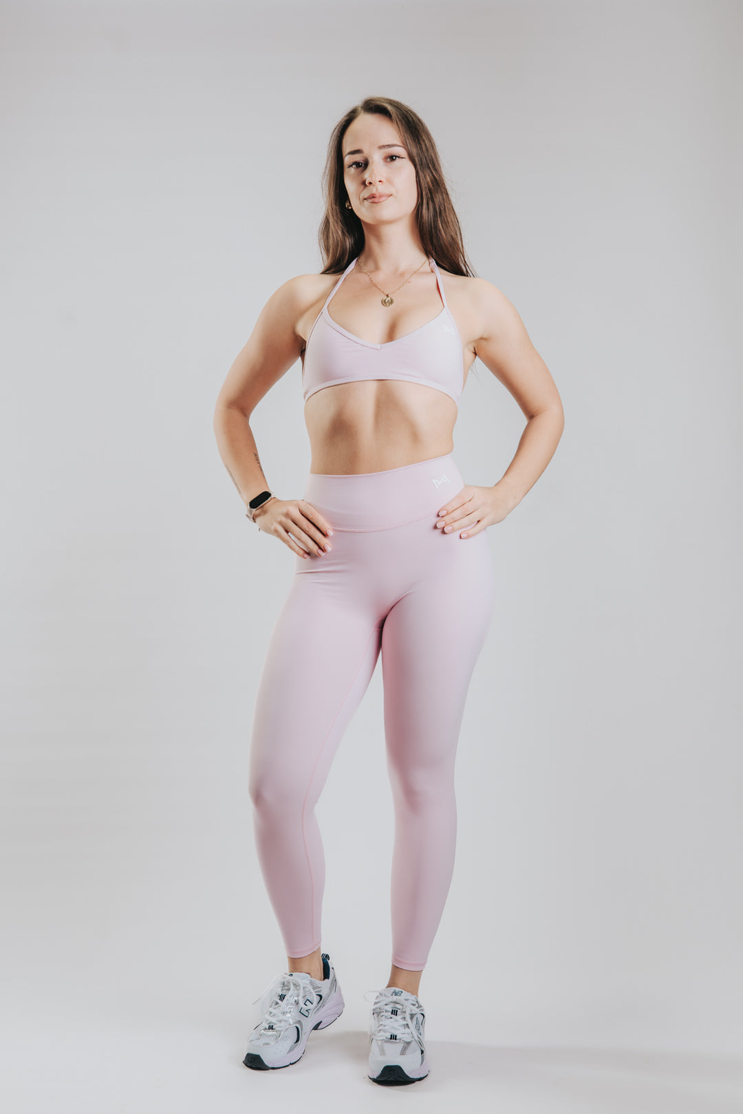 LUNA HALTER SPORT SET - PINK