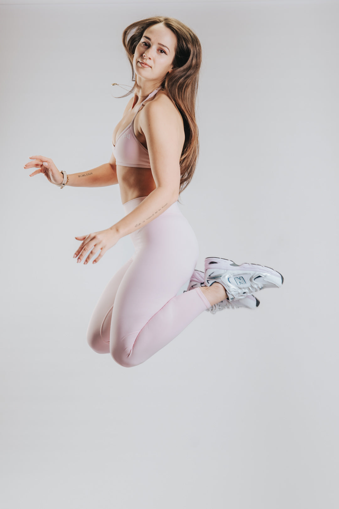 LUNA HALTER SPORT SET - PINK