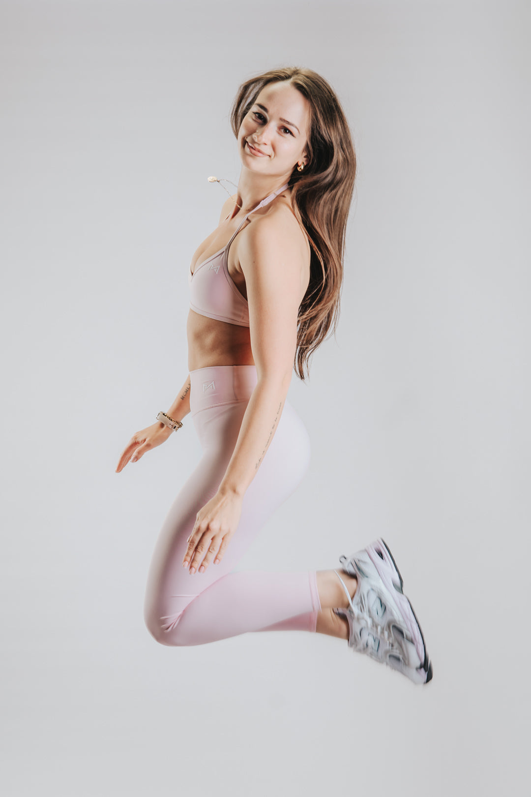 LUNA HALTER SPORT SET - PINK