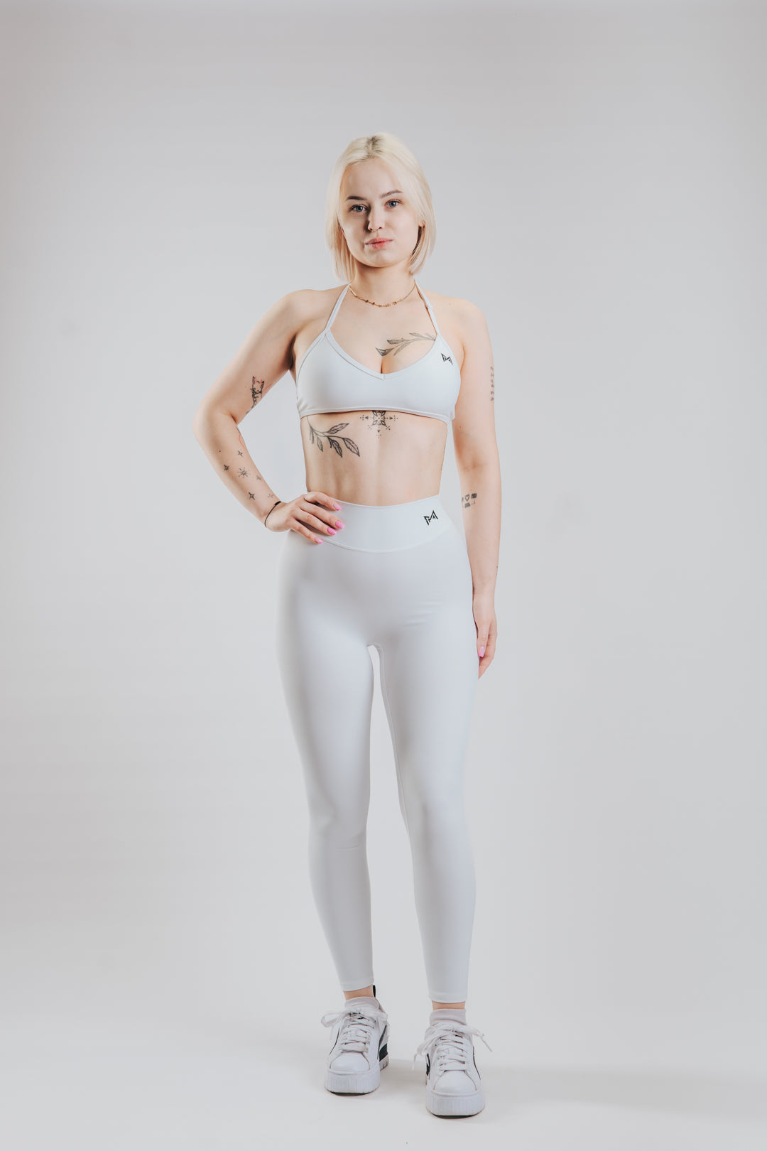 LUNA HALTER SPORT SET - WHITE
