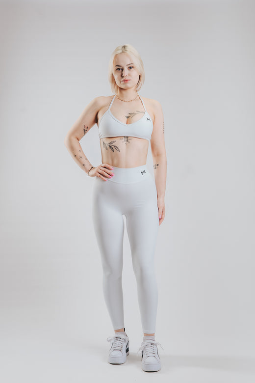 LUNA HALTER SPORT SET - WHITE
