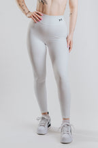 LUNA HALTER SPORT LEGGINGS - WHITE