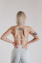 LUNA HALTER SPORT TOP - WHITE