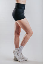 HIGH SUPPORT SPORT SHORT - BLACK