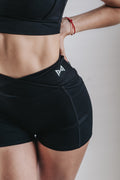 HIGH SUPPORT SPORT SHORT - BLACK