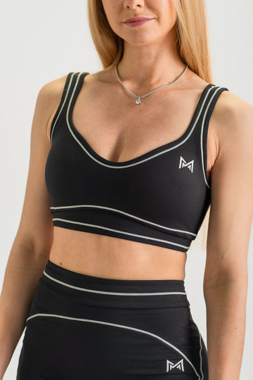 Velocity Sculpt Top - Black