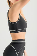 Velocity Sculpt Top - Black