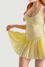 Vera Court Set -Pastel Yellow