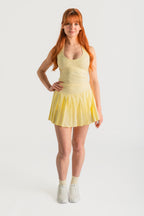 Vera Court Set -Pastel Yellow