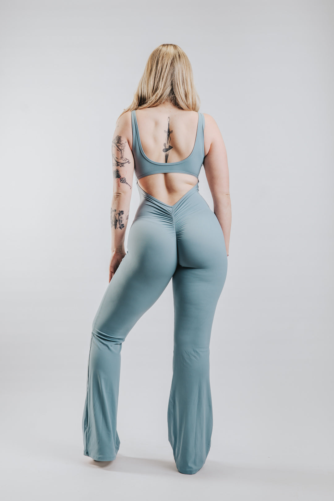 FLOW SCULPT JUMPSUIT - BLUE
