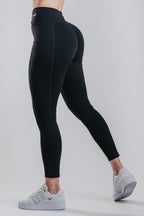 HIGH SUPPORT SPORT LEGGINGS - BLACK