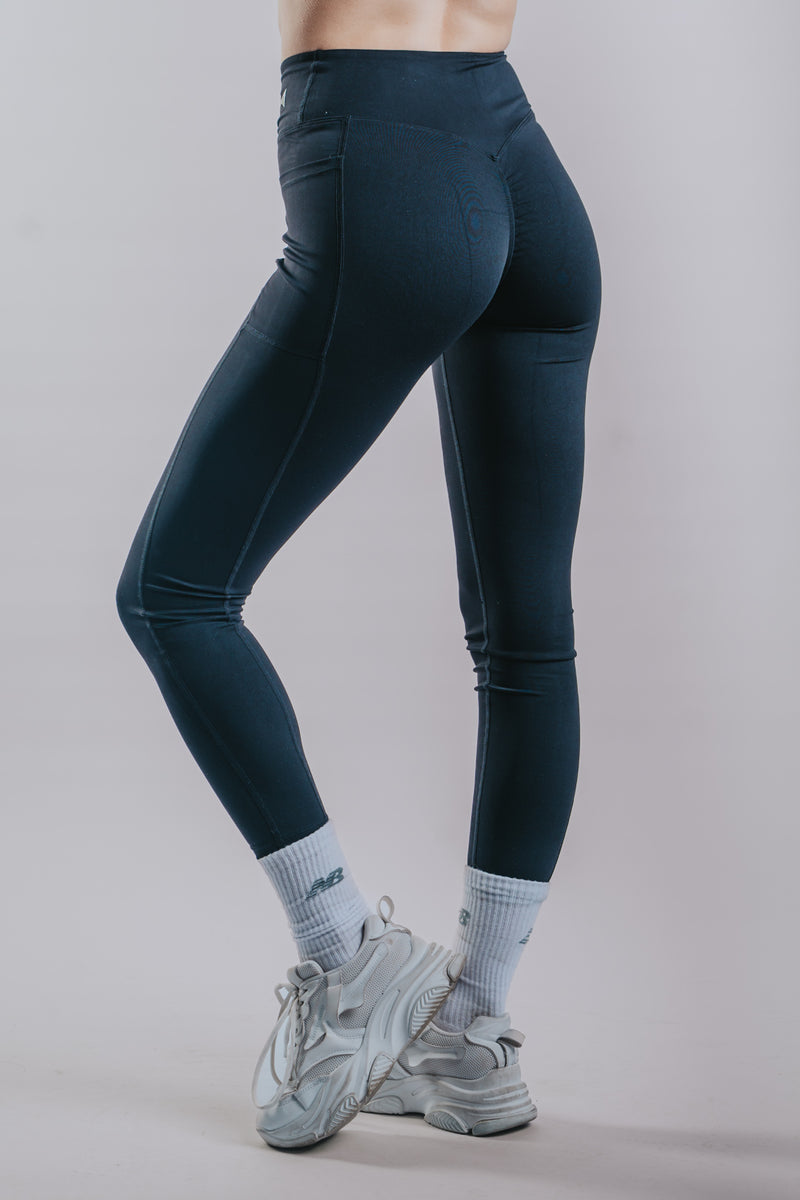 HIGH SUPPORT SPORT LEGGINGS - BLACK
