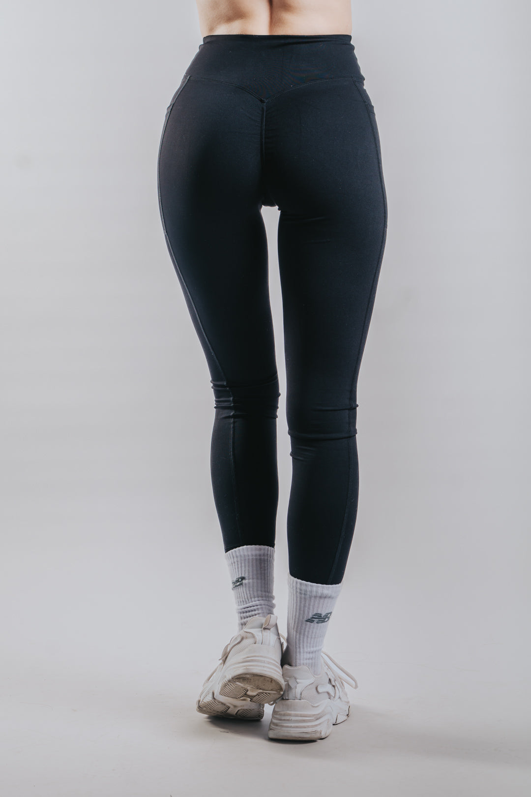 HIGH SUPPORT SPORT LEGGINGS - BLACK