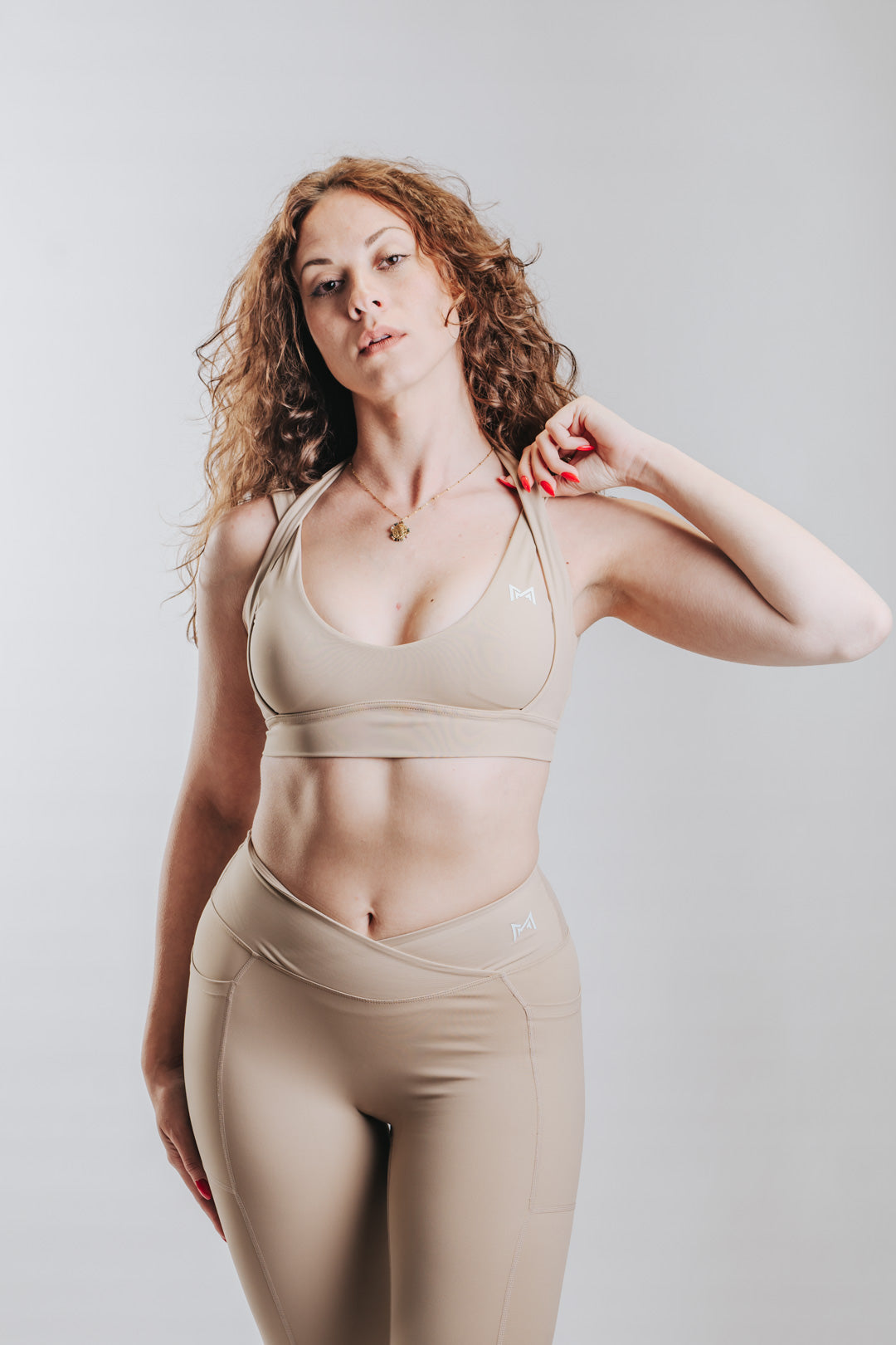 HIGH SUPPORT SPORT TOP - CHOCOLATE