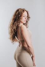 HIGH SUPPORT SPORT TOP - CHOCOLATE