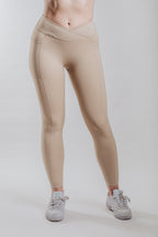 HIGH SUPPORT SPORT LEGGINGS - CHOCOLATE