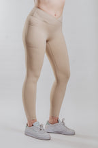 HIGH SUPPORT SPORT LEGGINGS - CHOCOLATE