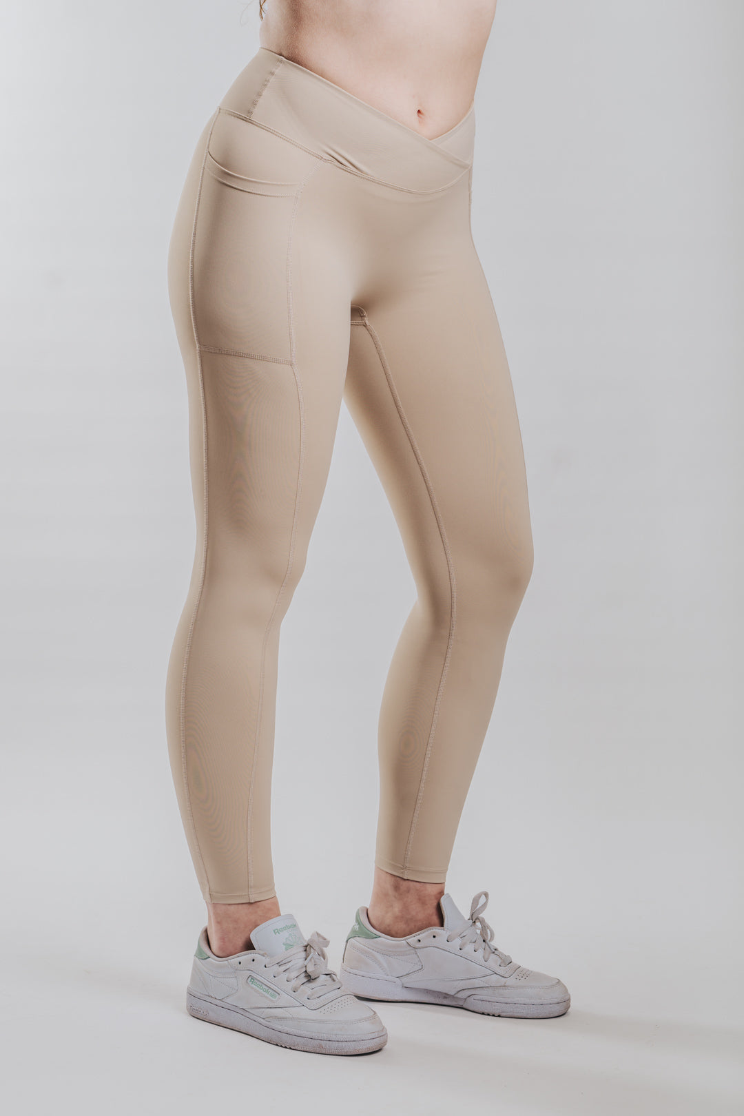 HIGH SUPPORT SPORT LEGGINGS - CHOCOLATE