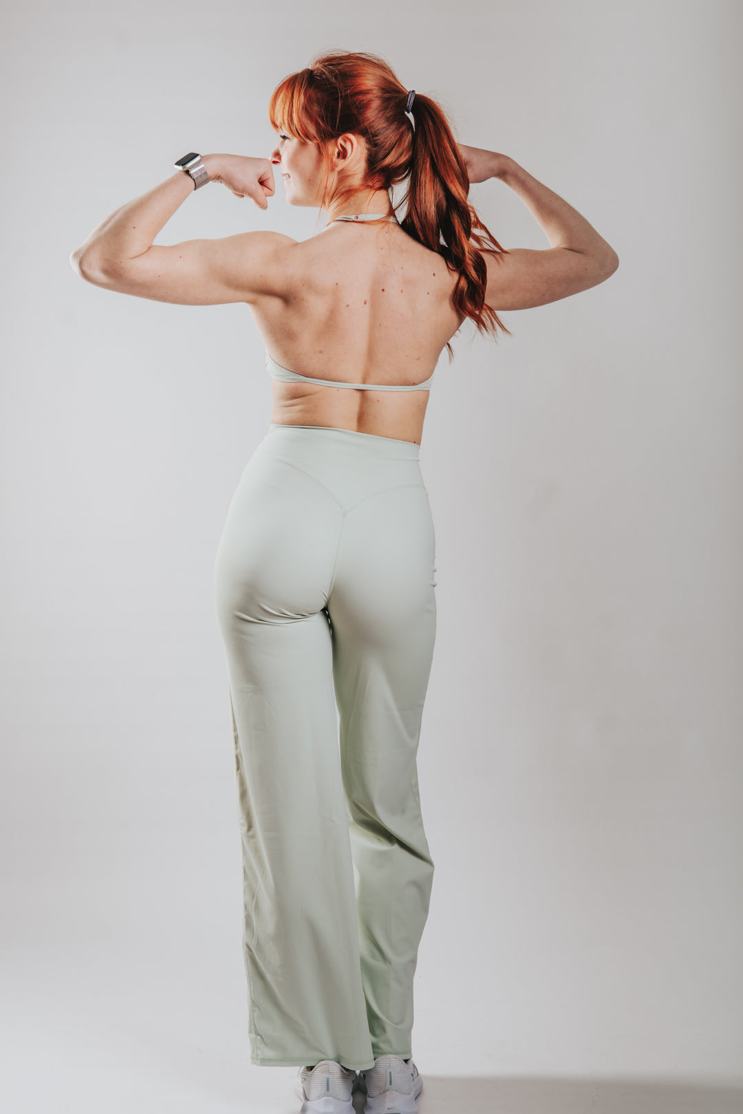 LUNA HALTER SPORT TOP - GREEN