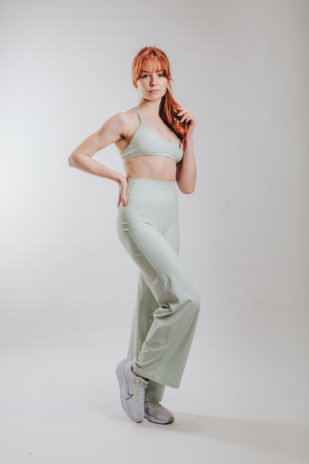 LUNA HALTER SPORT WIDE SET - GREEN